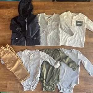 12 month fall clothes bundle- Gap, Old Navy, Carters, Cat & Jack